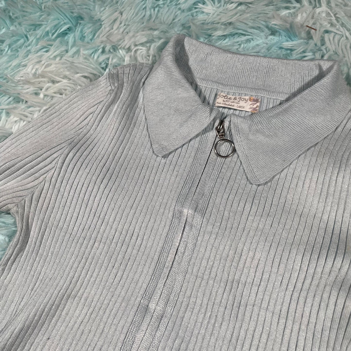 Baby Blue Jolie & Joy Fitted Shirt - Large