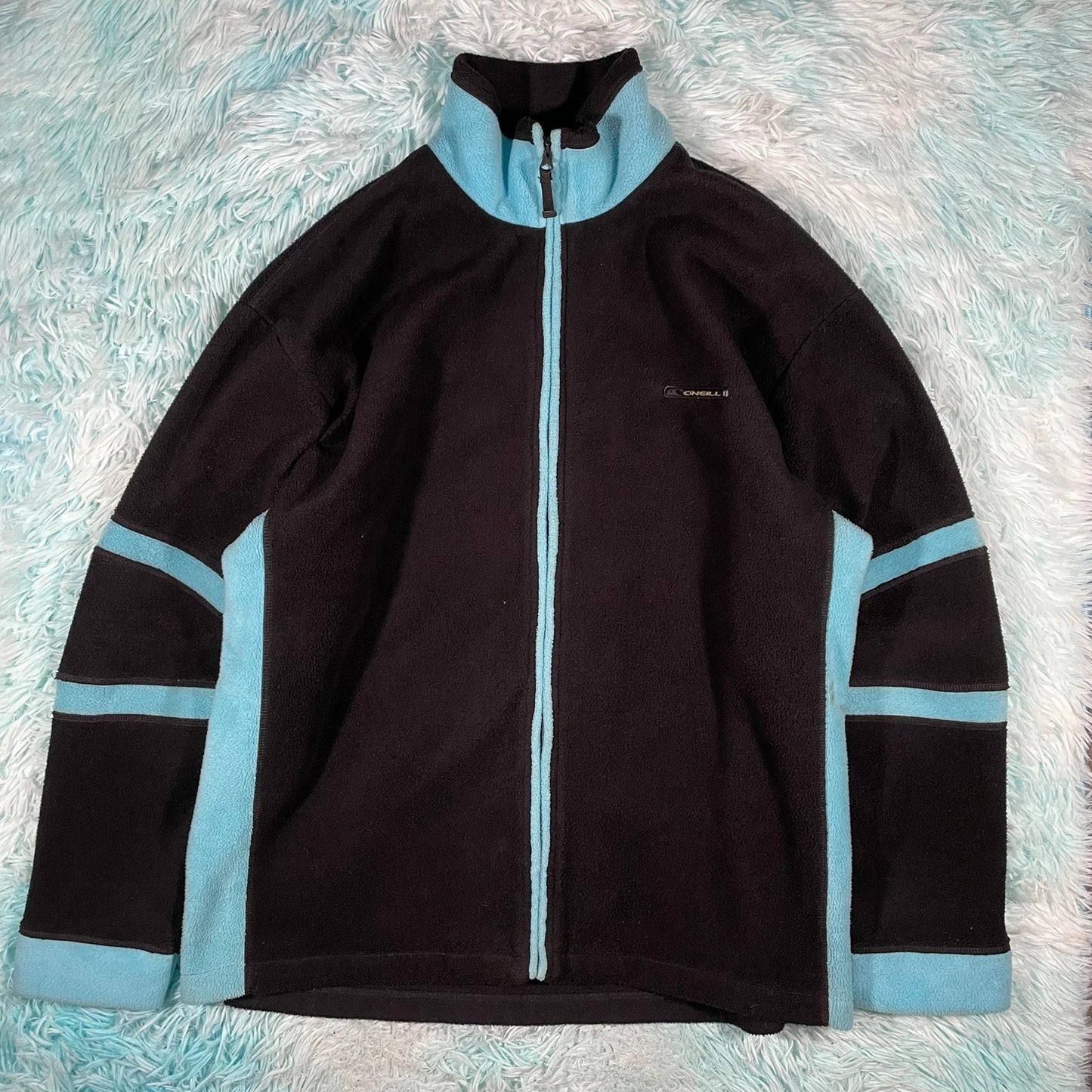 Vintage 90s Black & Blue O’Neill Fleece - Large