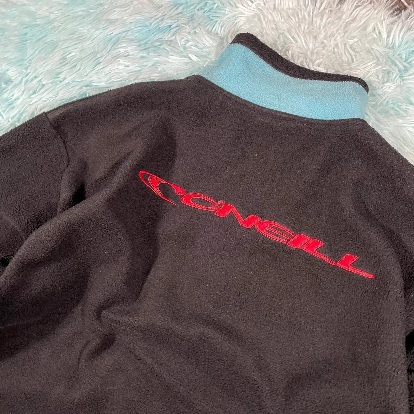 Vintage 90s Black & Blue O’Neill Fleece - Large