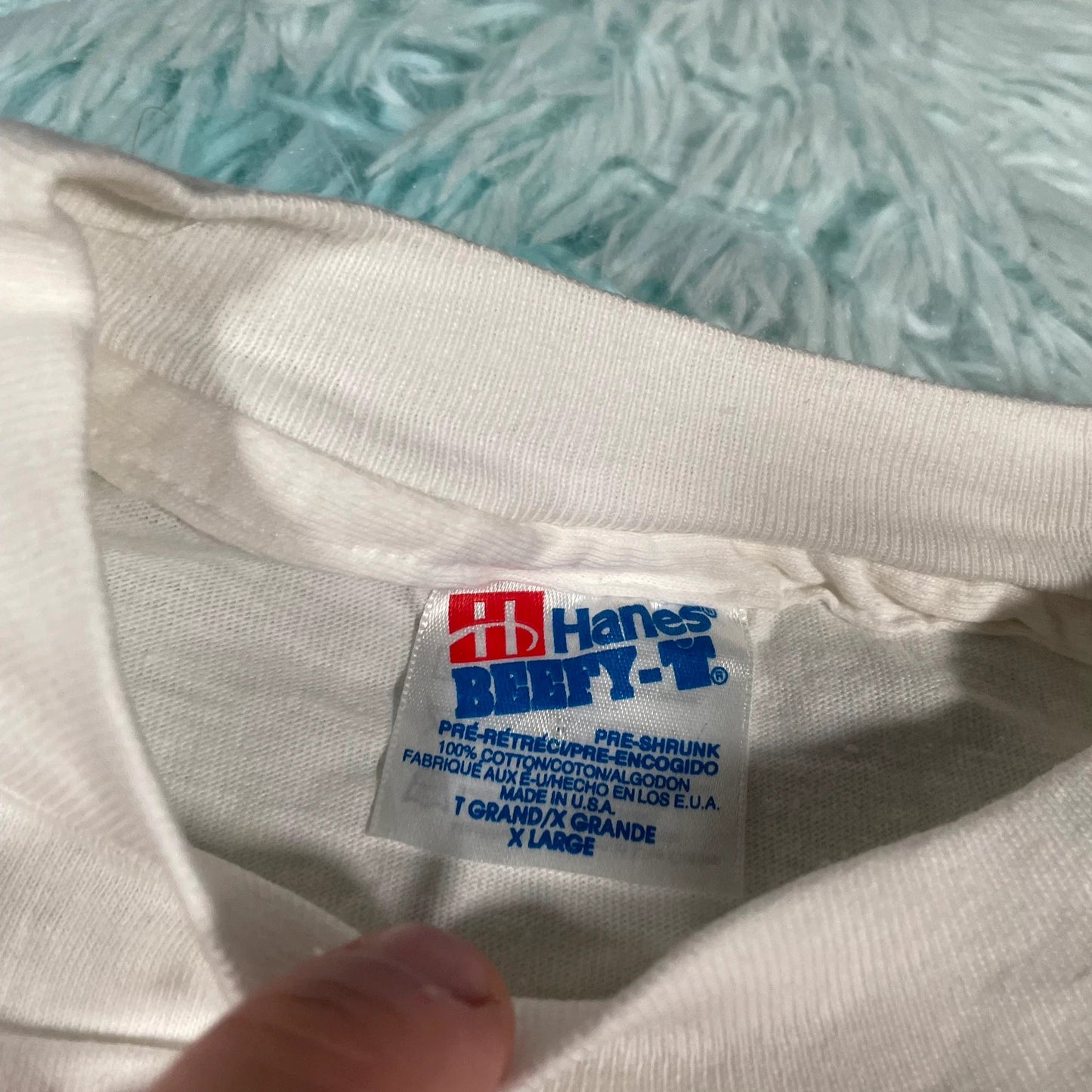 Vintage 90s White Atlanta 1996 Olympics Graphic T Shirt - XL