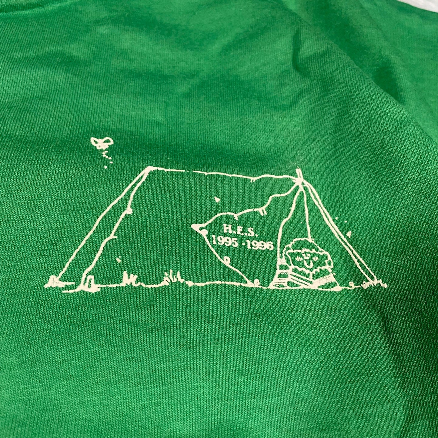 Vintage 90s Green Camo Graphic T Shirt - XL