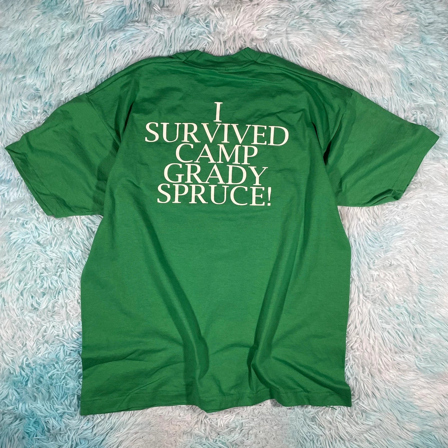 Vintage 90s Green Camo Graphic T Shirt - XL