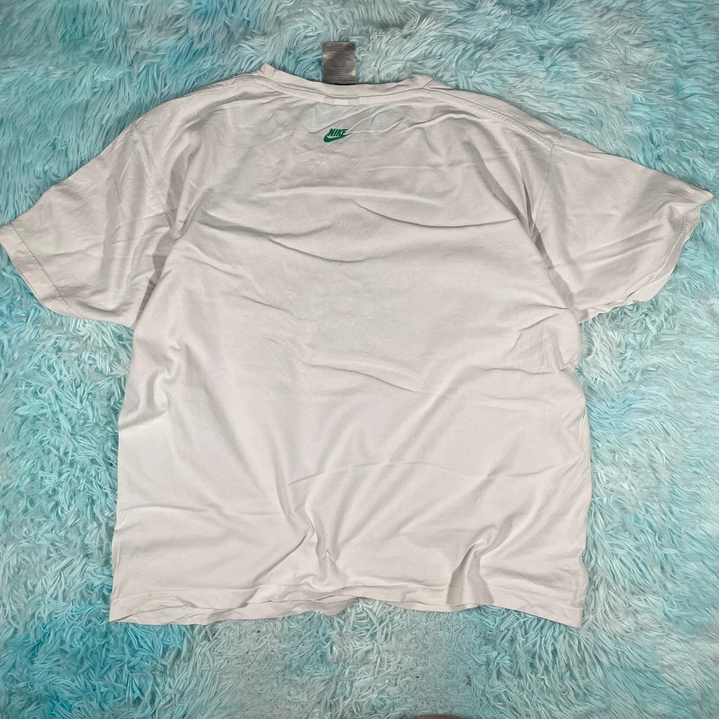 Vintage 00s White Nike Graphic T Shirt - XL