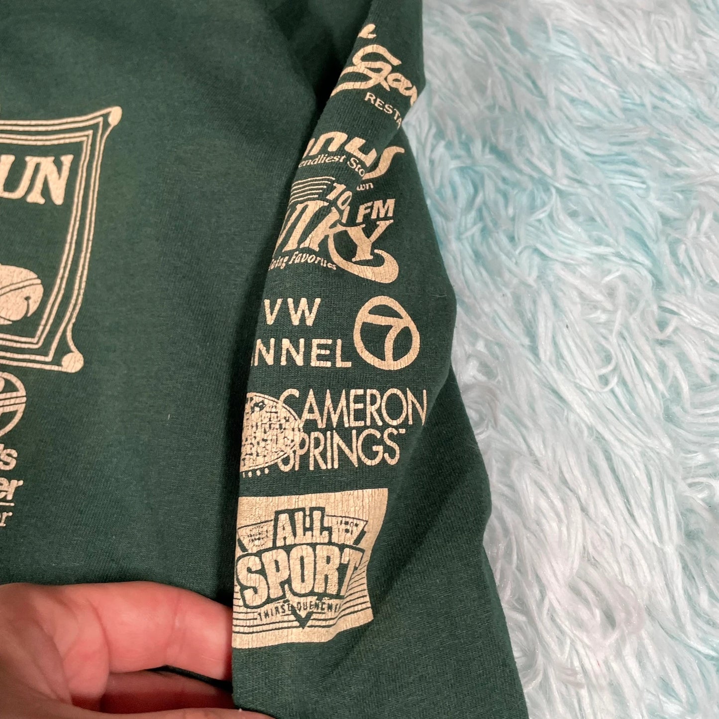 Vintage 90s 1994 Jingle Bell Run Graphic T shirt - Large