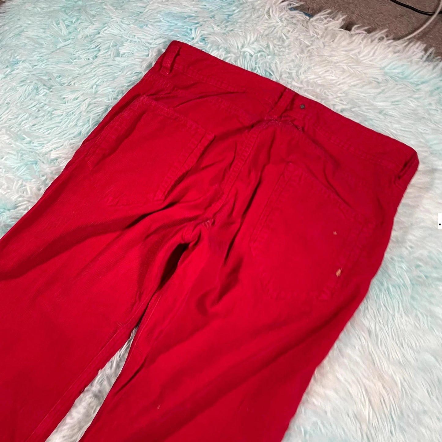 Red Diesel Black Gold Corduroy Trousers - 32W 34 W
