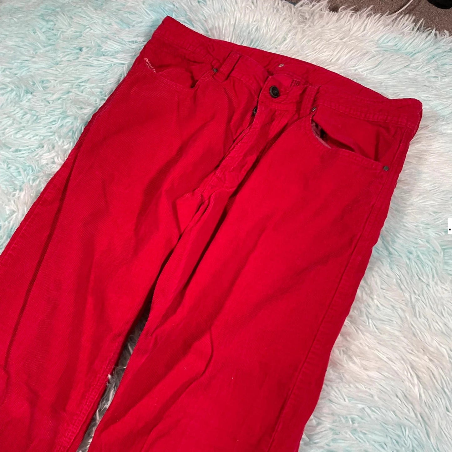 Red Diesel Black Gold Corduroy Trousers - 32W 34 W