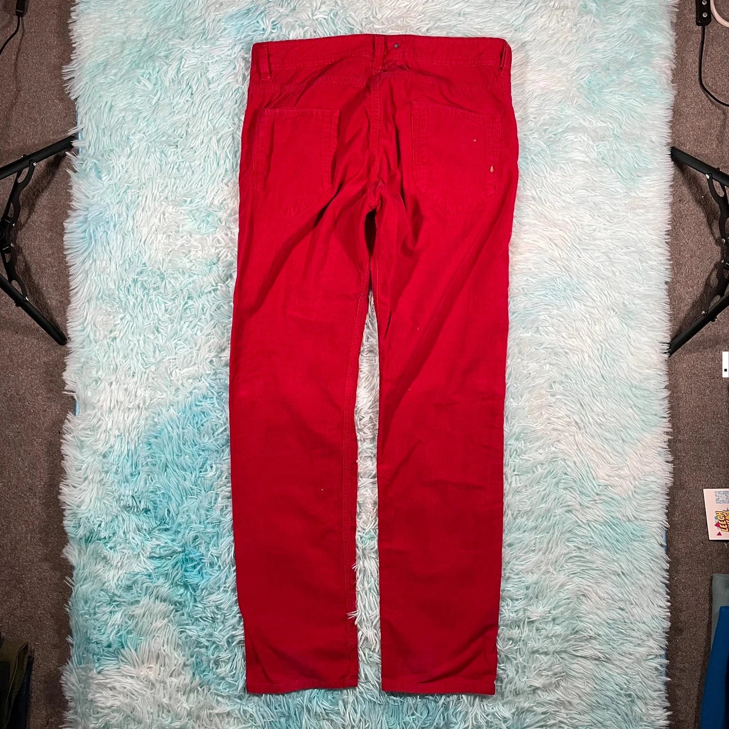 Red Diesel Black Gold Corduroy Trousers - 32W 34 W