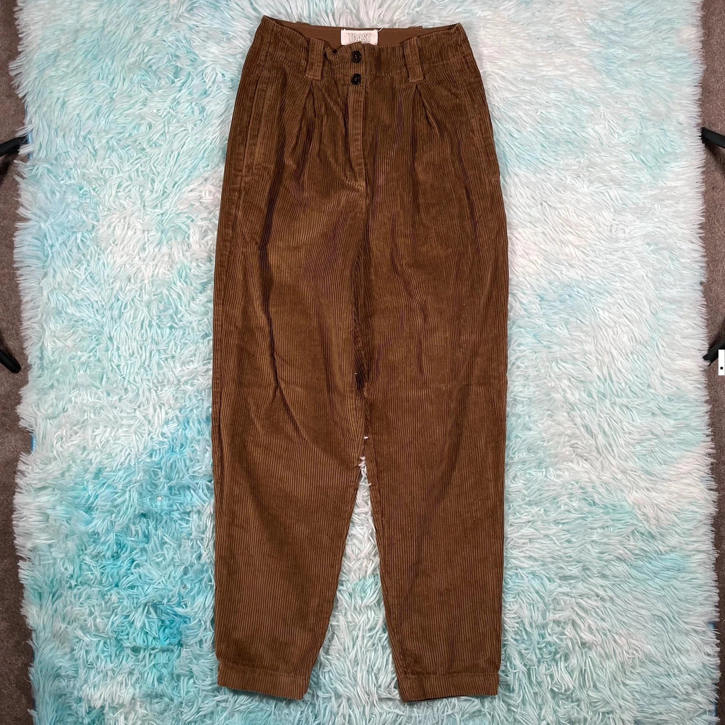 Brown Toast Corduroy Trousers - Size 6