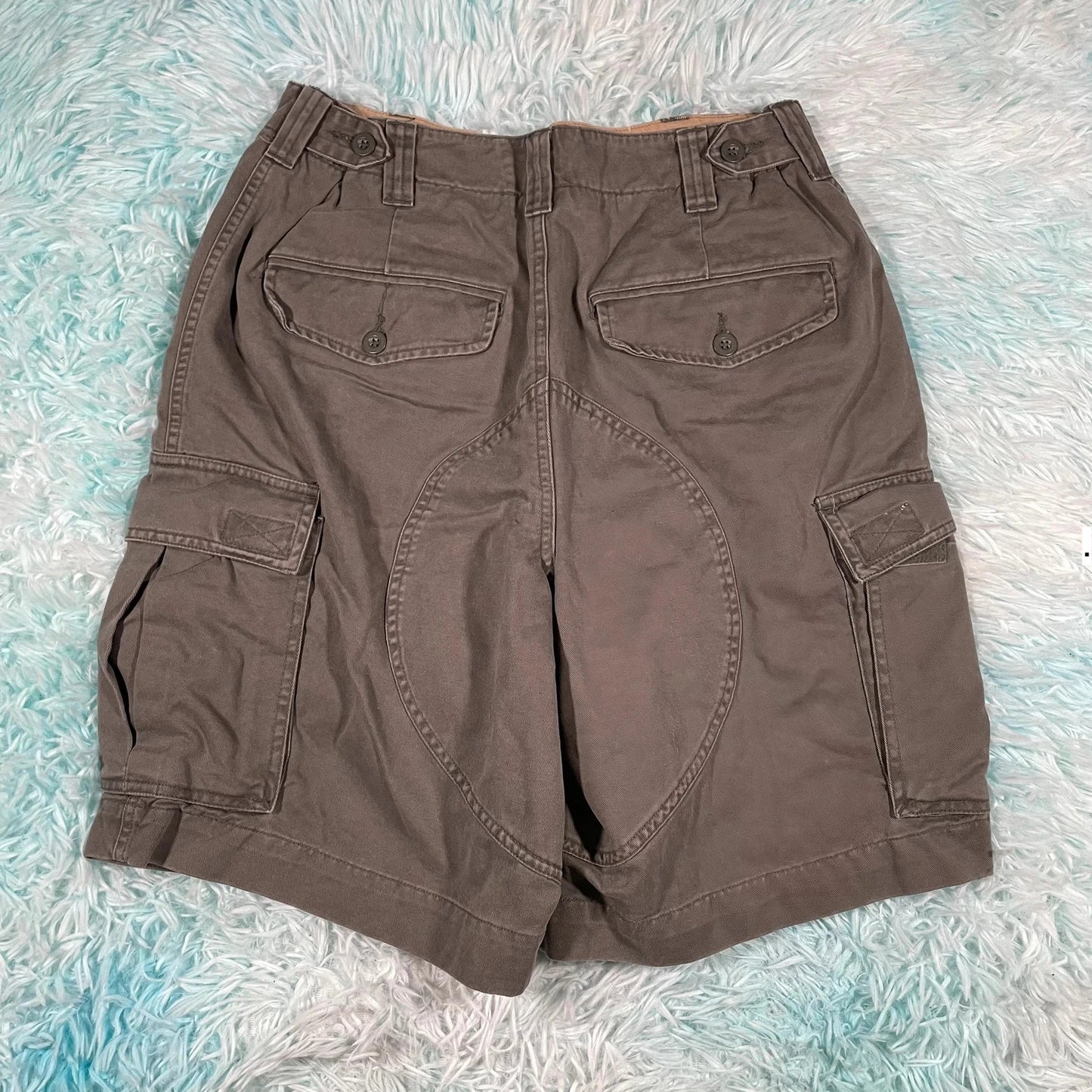 Vintage Brown Cargo Shorts St Michael - 32W