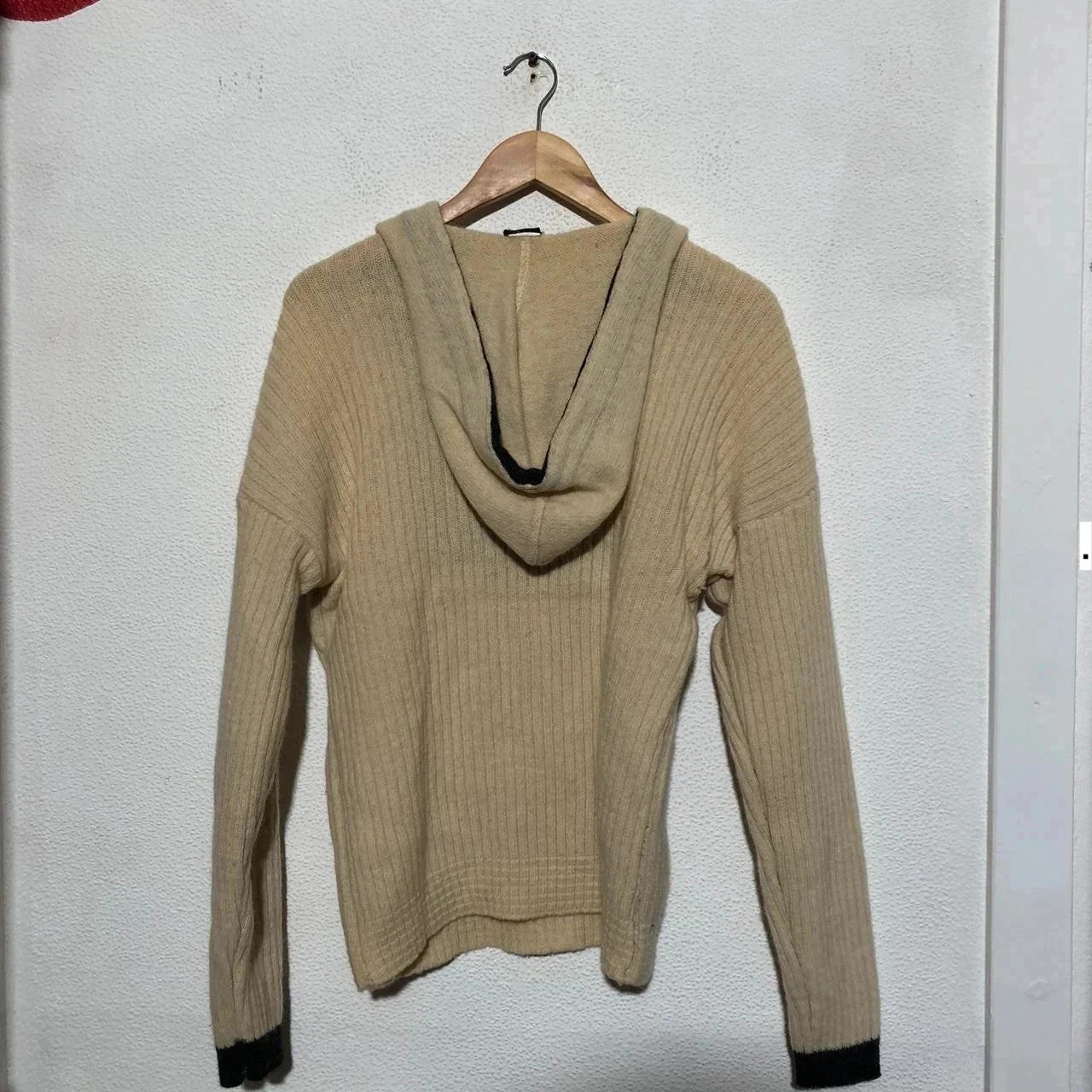 Vintage 90s Cream CP Company 1/4 Zip Wool Jumper Mossimo Osti - Small