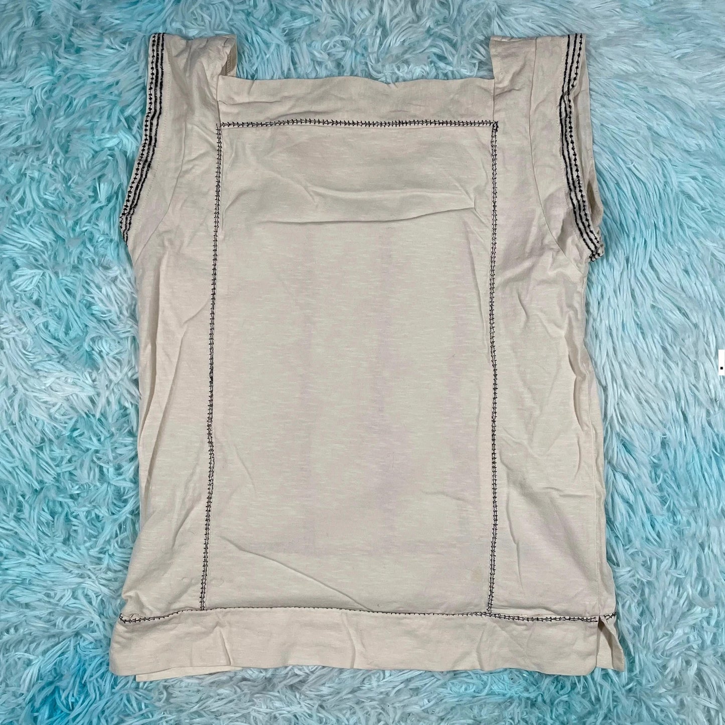 Vintage 90s Beige Topshop Tank Top - Size 10