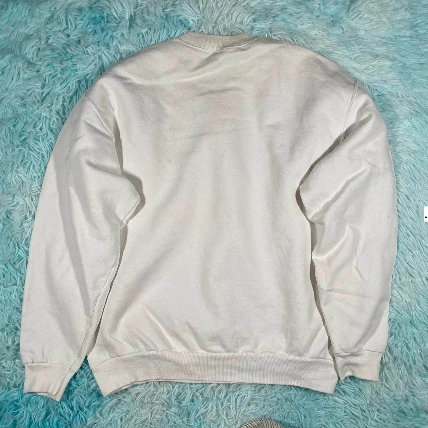 Vintage 90s White Queens Tennis Club Sweatshirt - Large