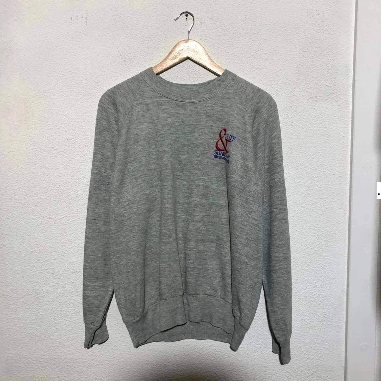 Vintage 1984 Grey Cliff & the Shadows Concert Sweatshirt Cliff Richard - Large