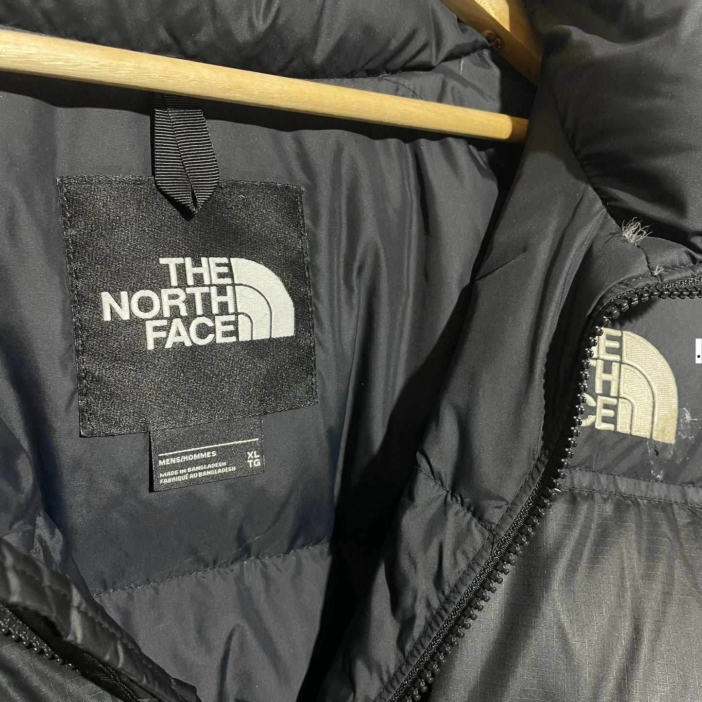 Black The North Face Puffer Jacket 700 Down Nupste - XL