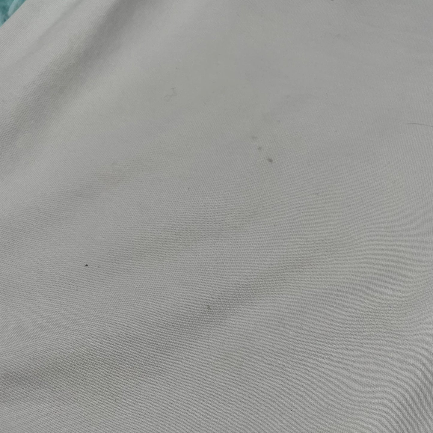 White Lacoste Plain T Shirt - Small