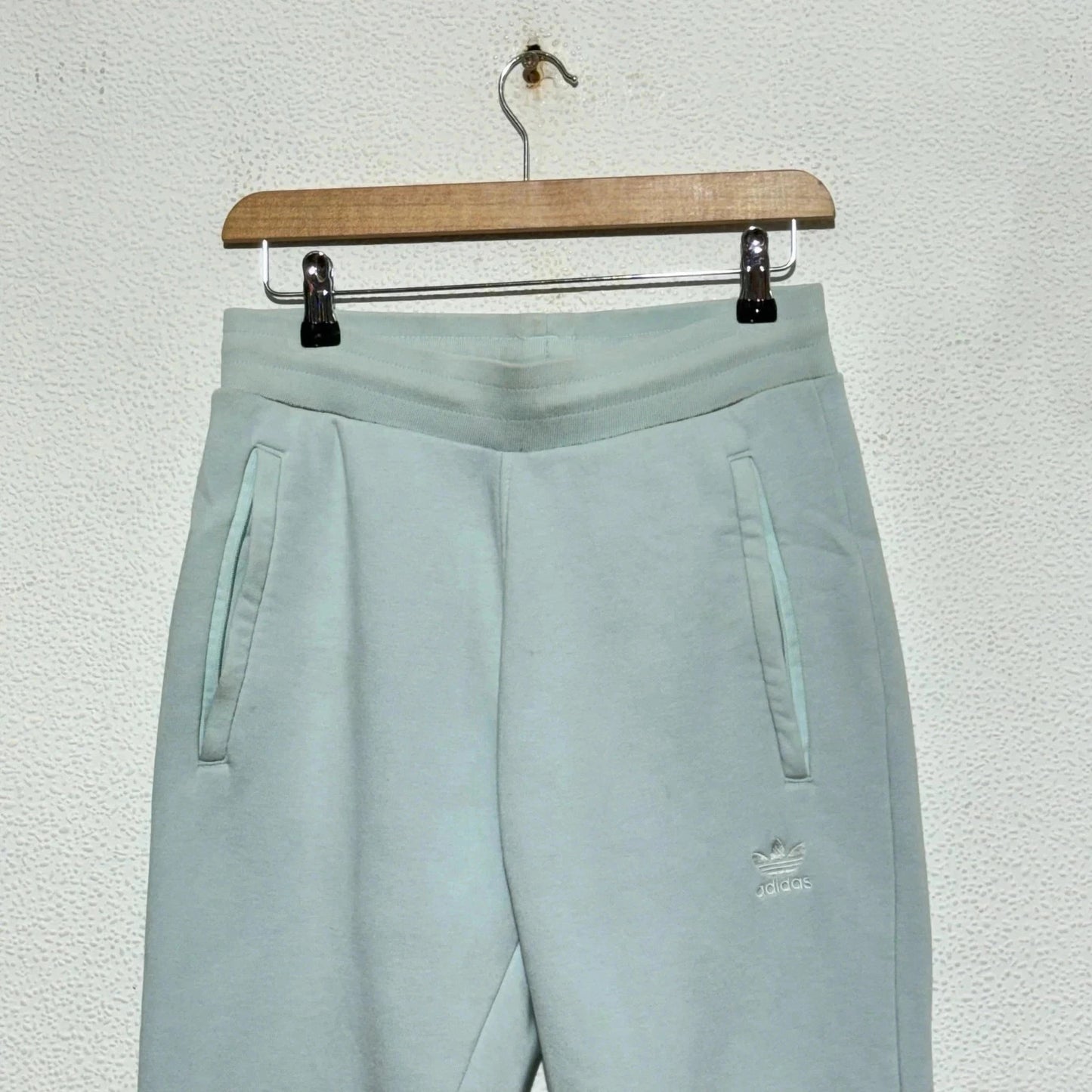 Mint Green Adidas Joggers - Small