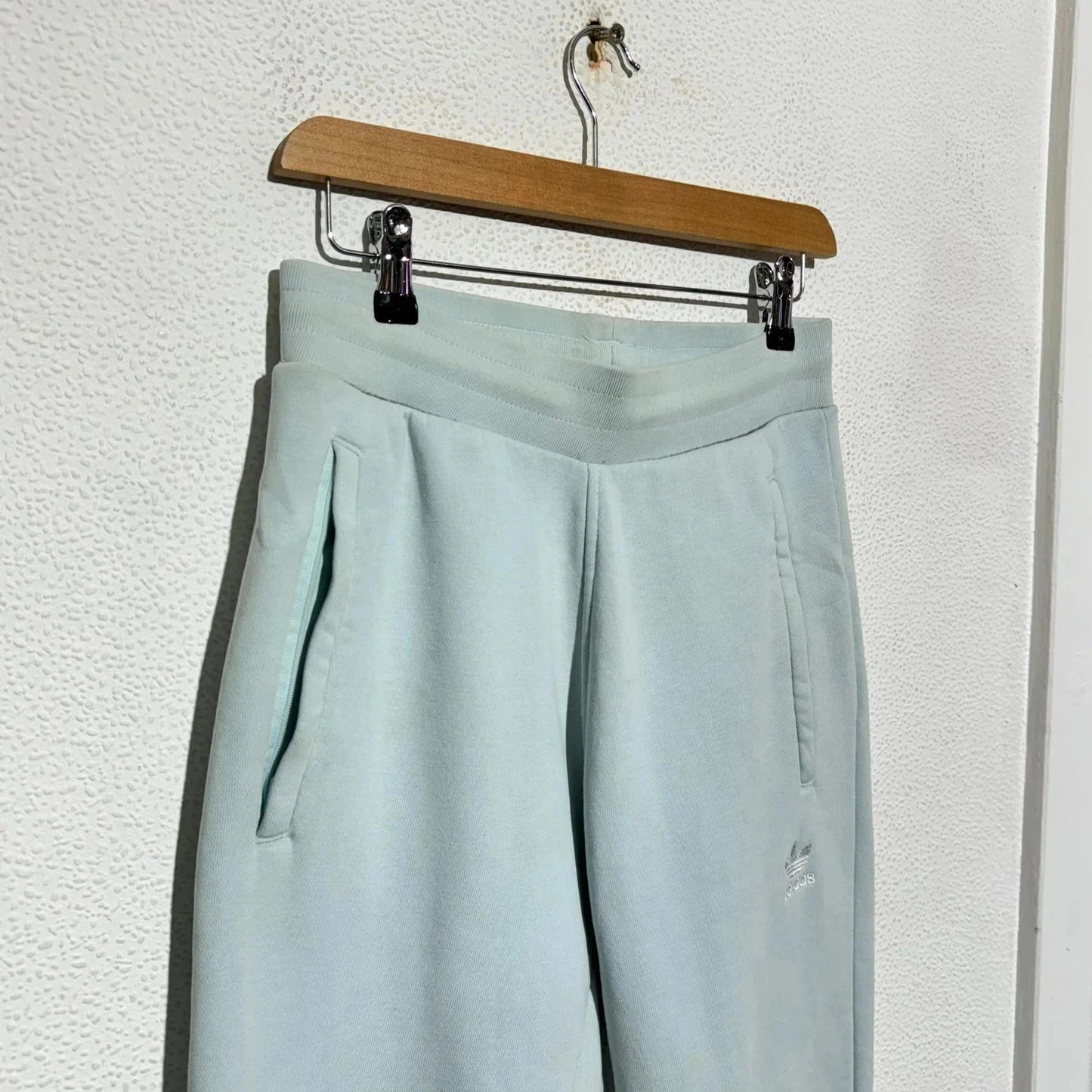 Mint Green Adidas Joggers - Small
