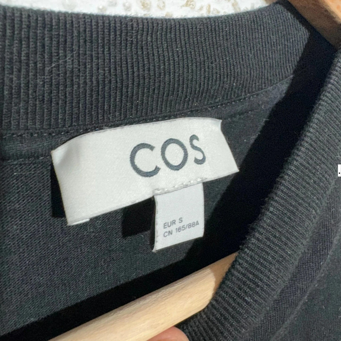 Black Cos T Shirt Plain - Small