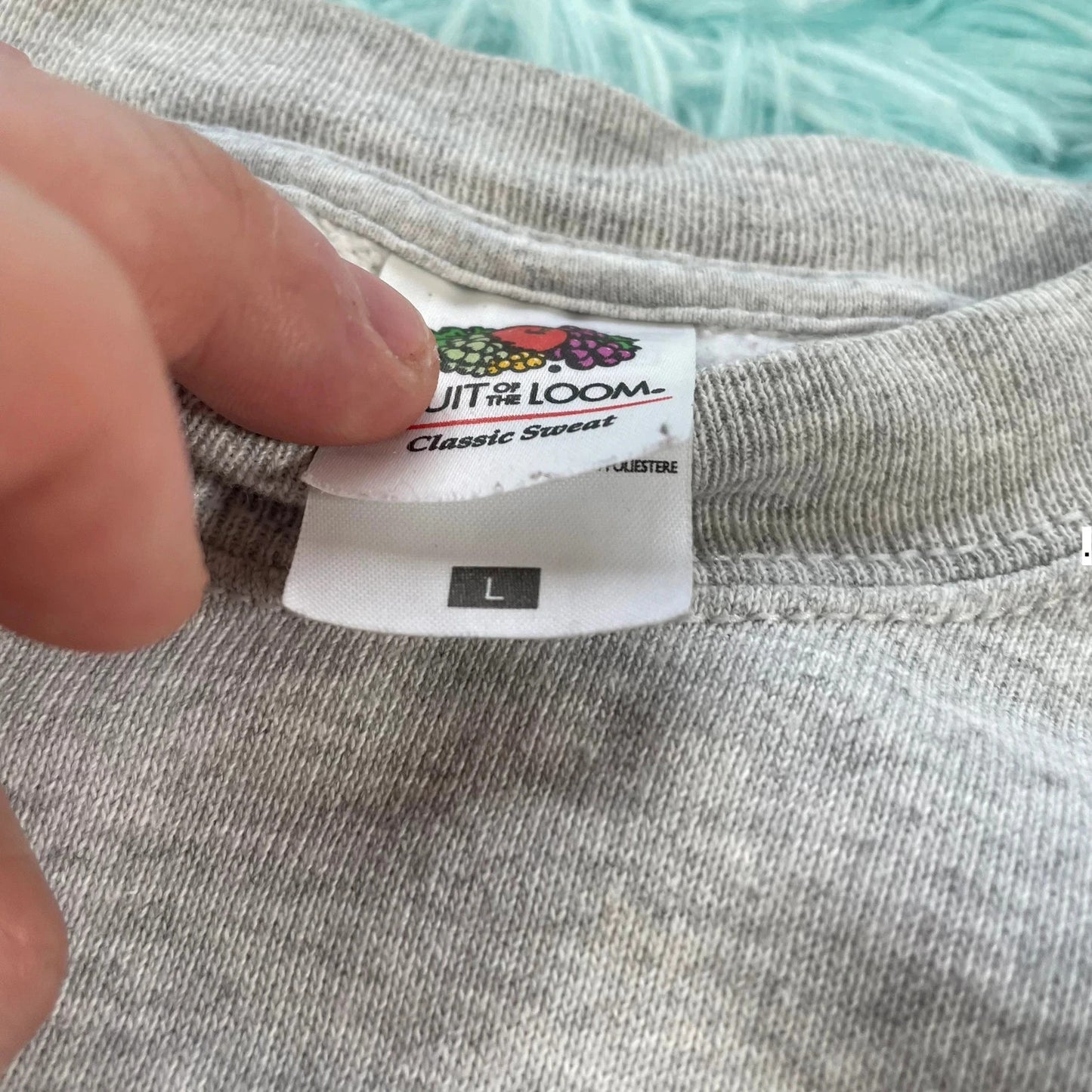 Vintage Grey Dirty Harry Graphic Sweatshirt - Large