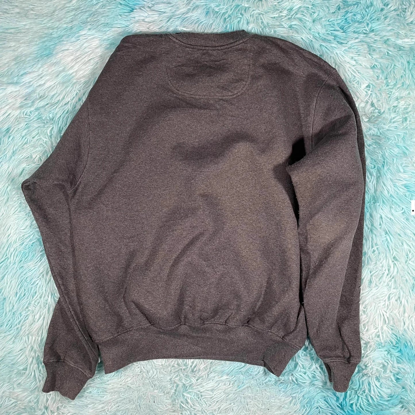 Vintage 00s Grey Champion Plain Sweatshirt - Medium