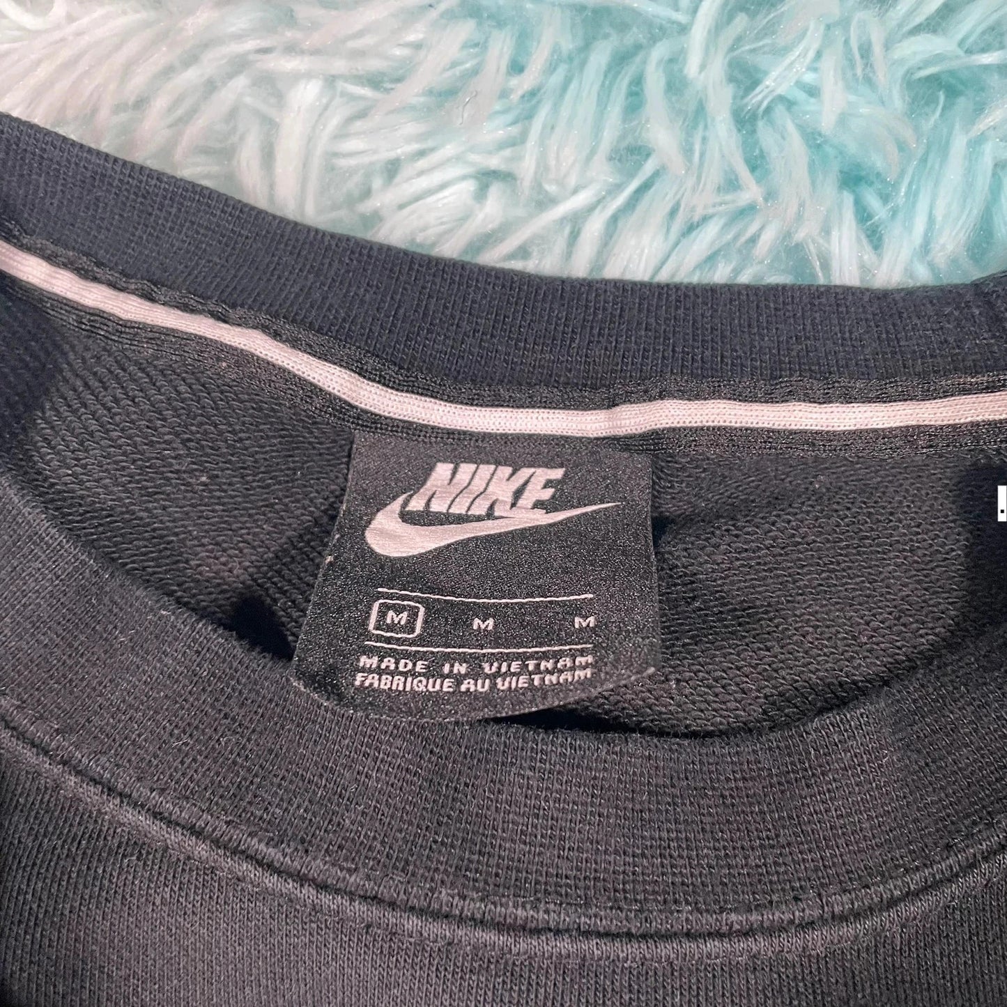 Black Nike Sweatshirt Centre Swoosh - Medium