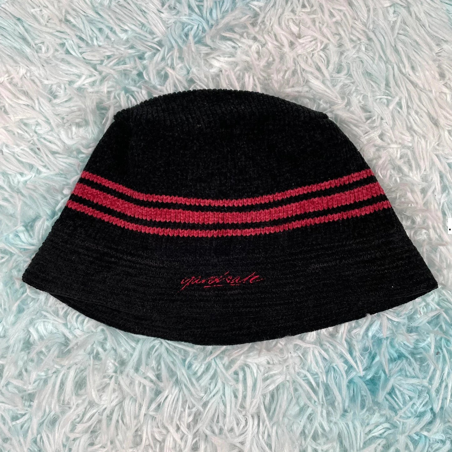 Grey & Red Yardsale Bucket Hat