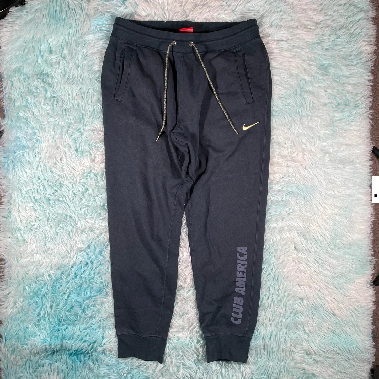 Navy Nike Jogging Bottoms - Large