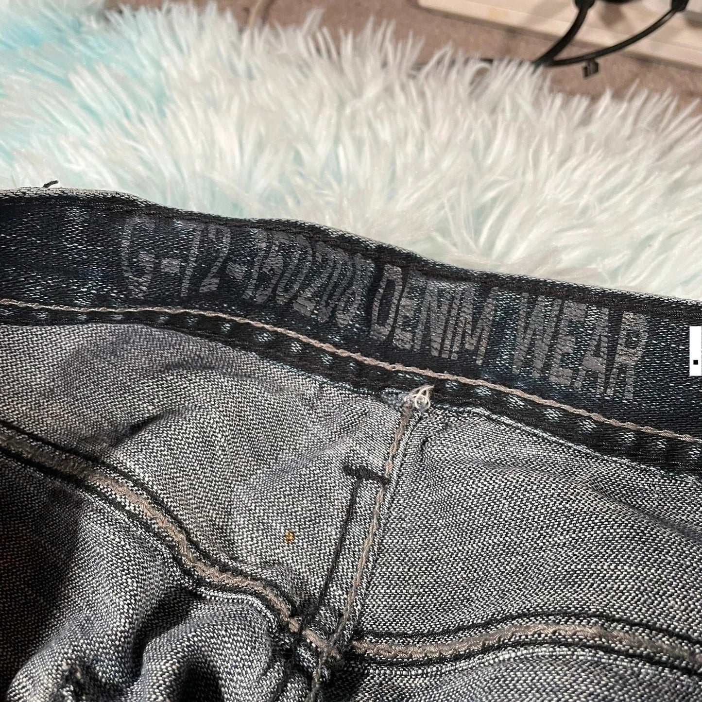 Vintage 00s G-72 Jeans Baggy Patterned - W36 L32