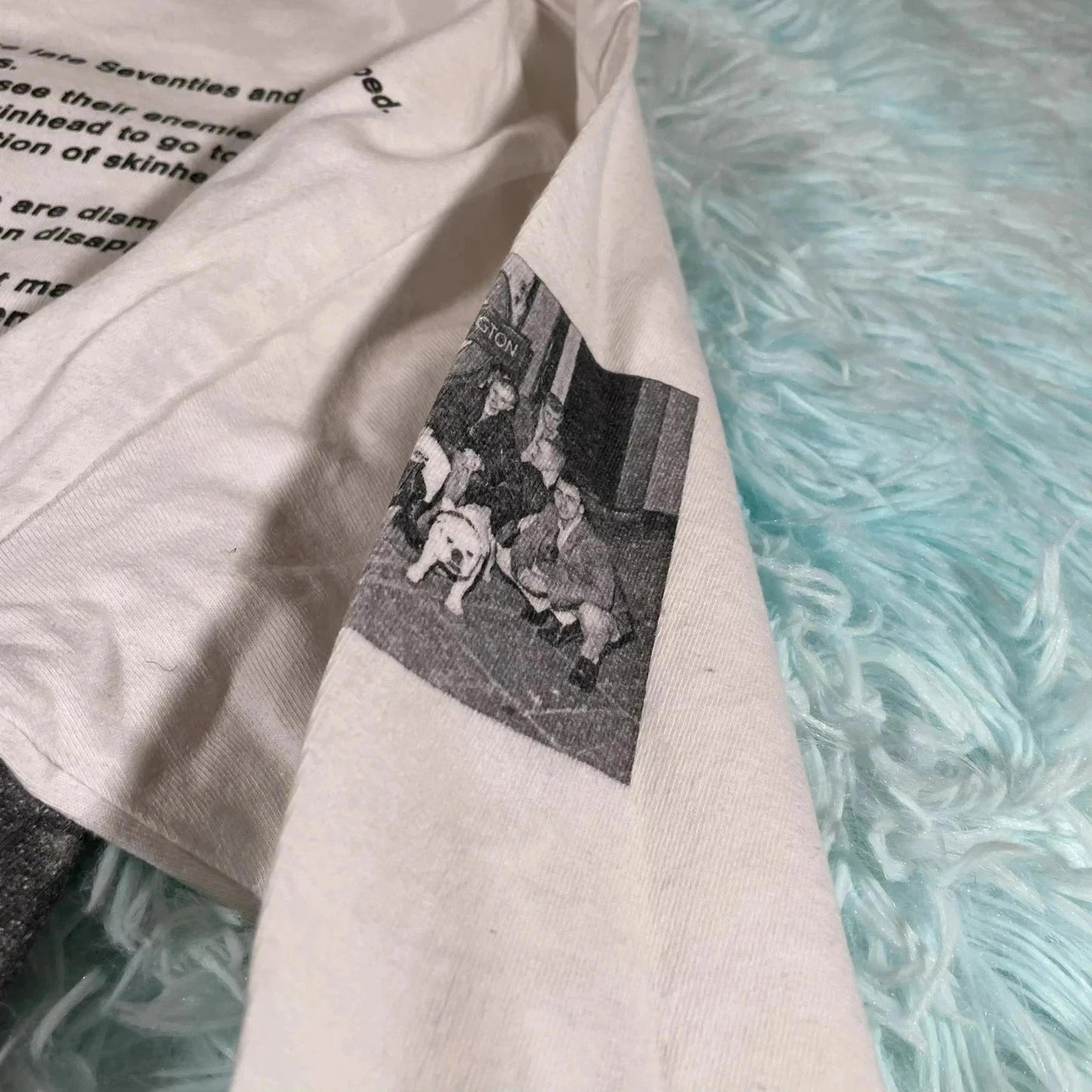 White Flagstuff Gavin Watson Skins Graphic Long Sleeve T Shirt - Small