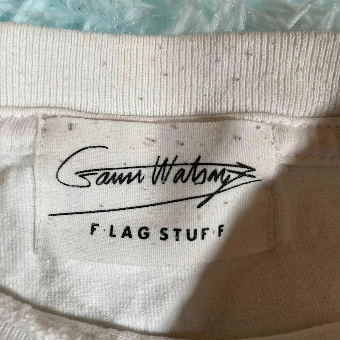 White Flagstuff Gavin Watson Skins Graphic Long Sleeve T Shirt - Small