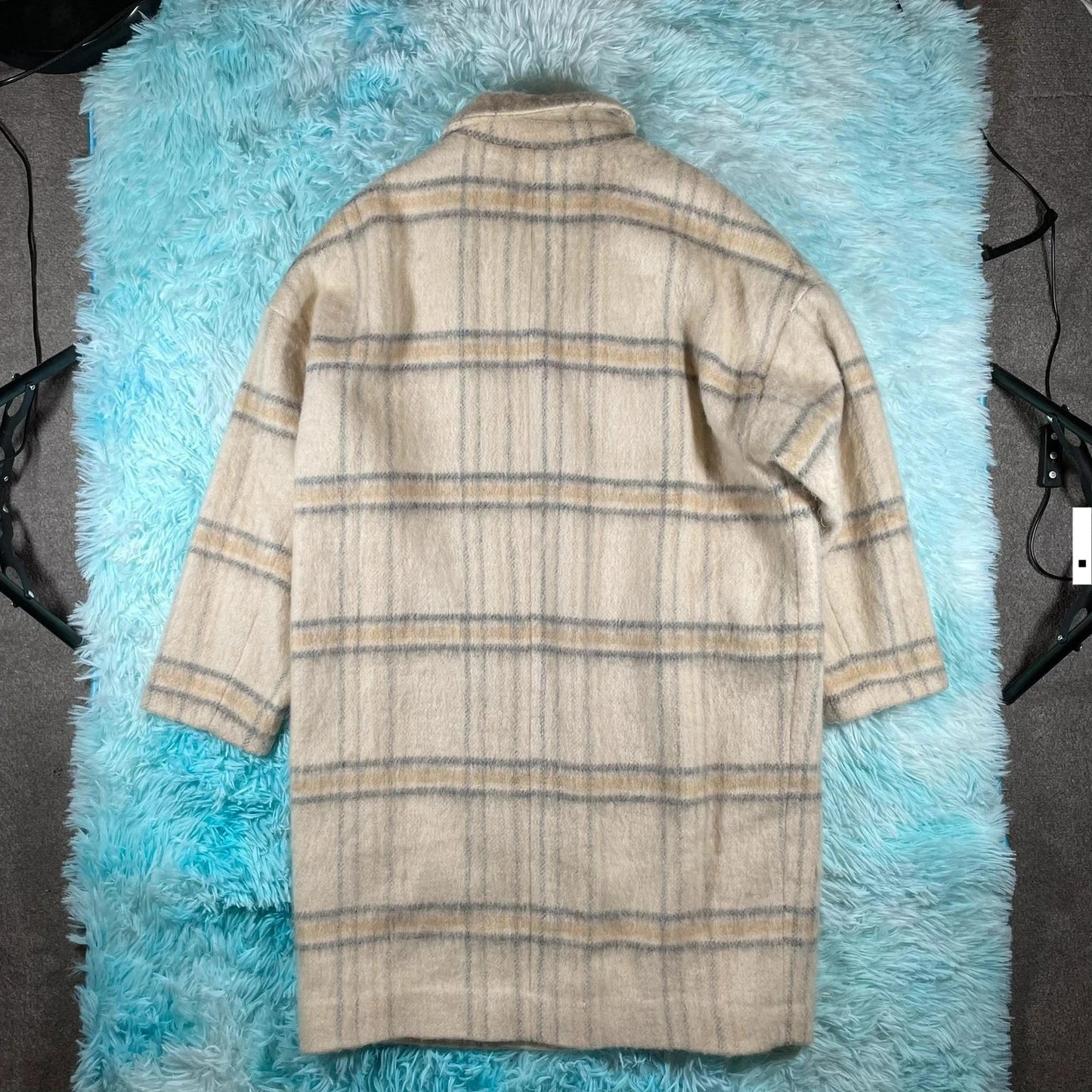 Cream Levi’s Wool Overcoat - Small