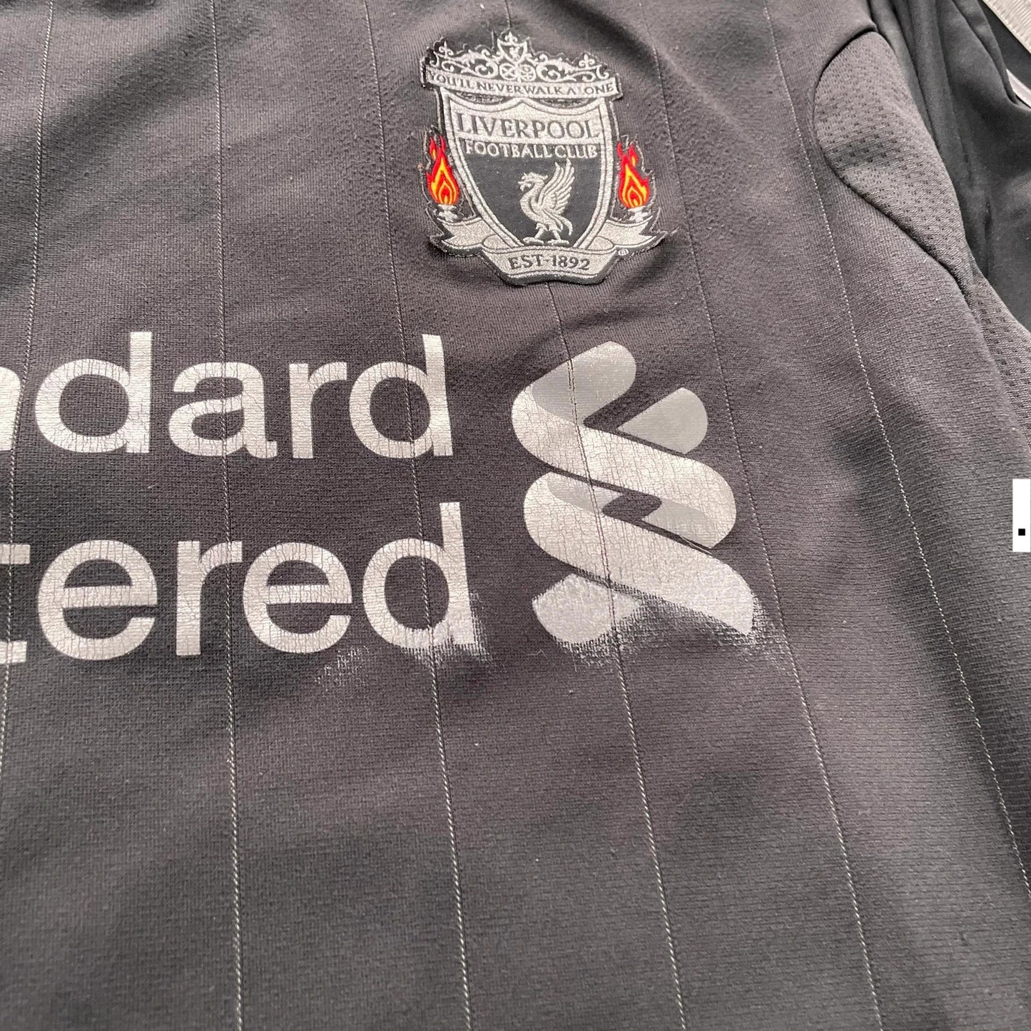 2011-12 Liverpool Shirt Away Kit Adidas Lucas - Medium
