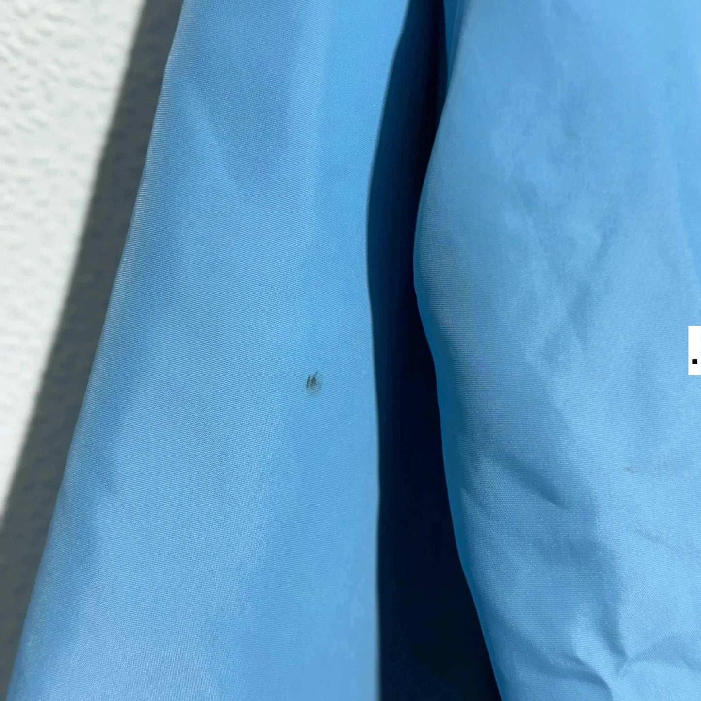 Vintage 80s Light Blue Varsity Jacket - Medium