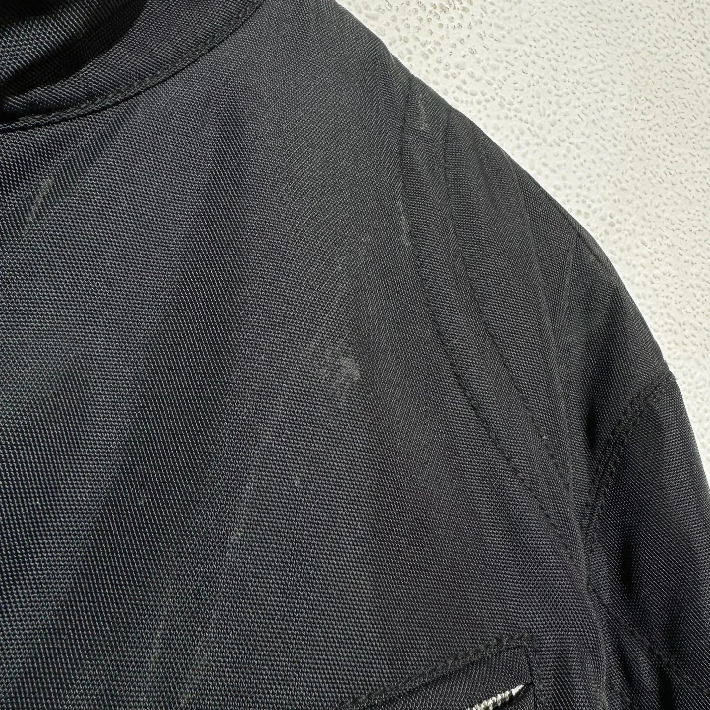 Black Hugo Boss Biker Racing Jacket - Small
