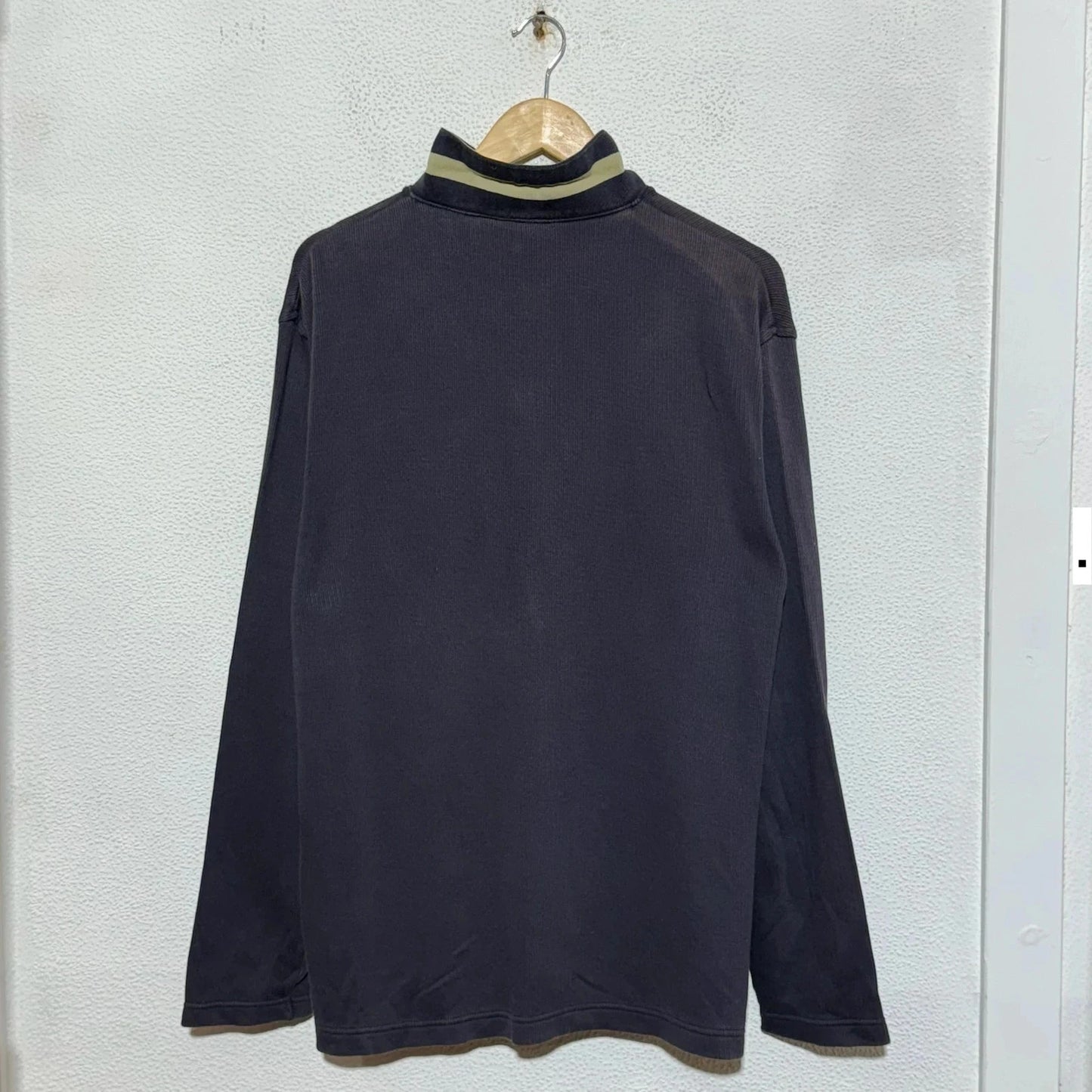 Vintage 00s Navy Timberland 1/4 Zip Sweatshirt - Large