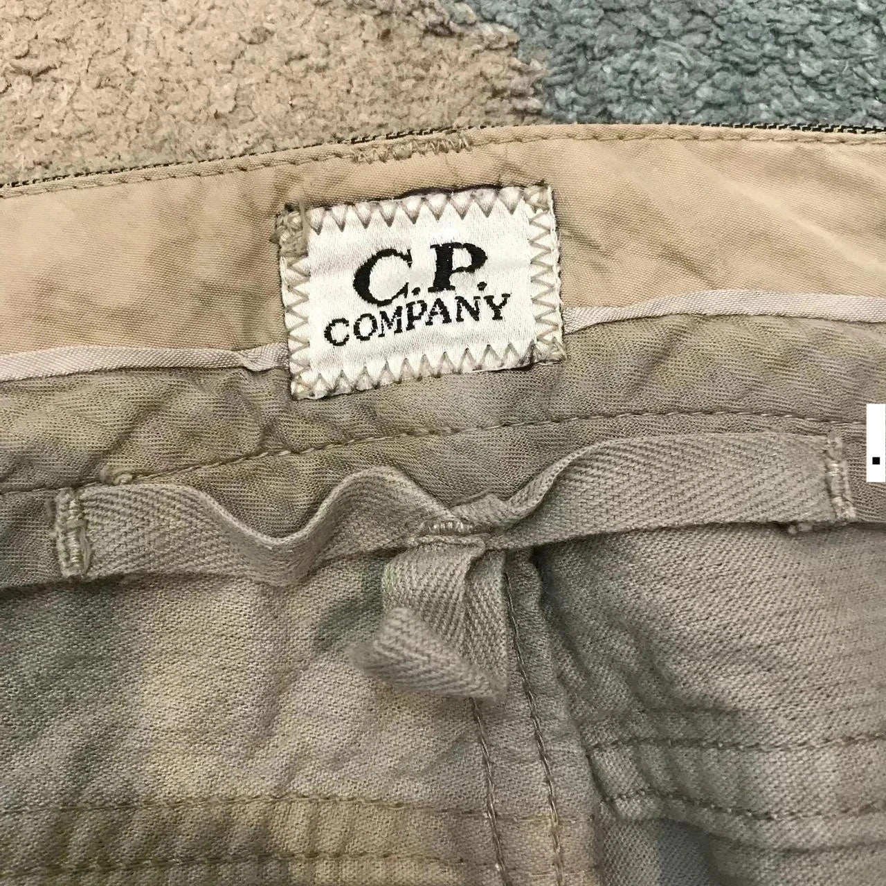 Vintage Khaki Checkered CP Company Trousers - 38W 32L