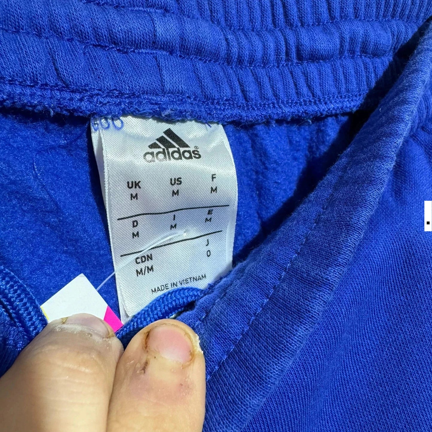 Blue Chelsea Adidas Tracksuit Bottoms - medium