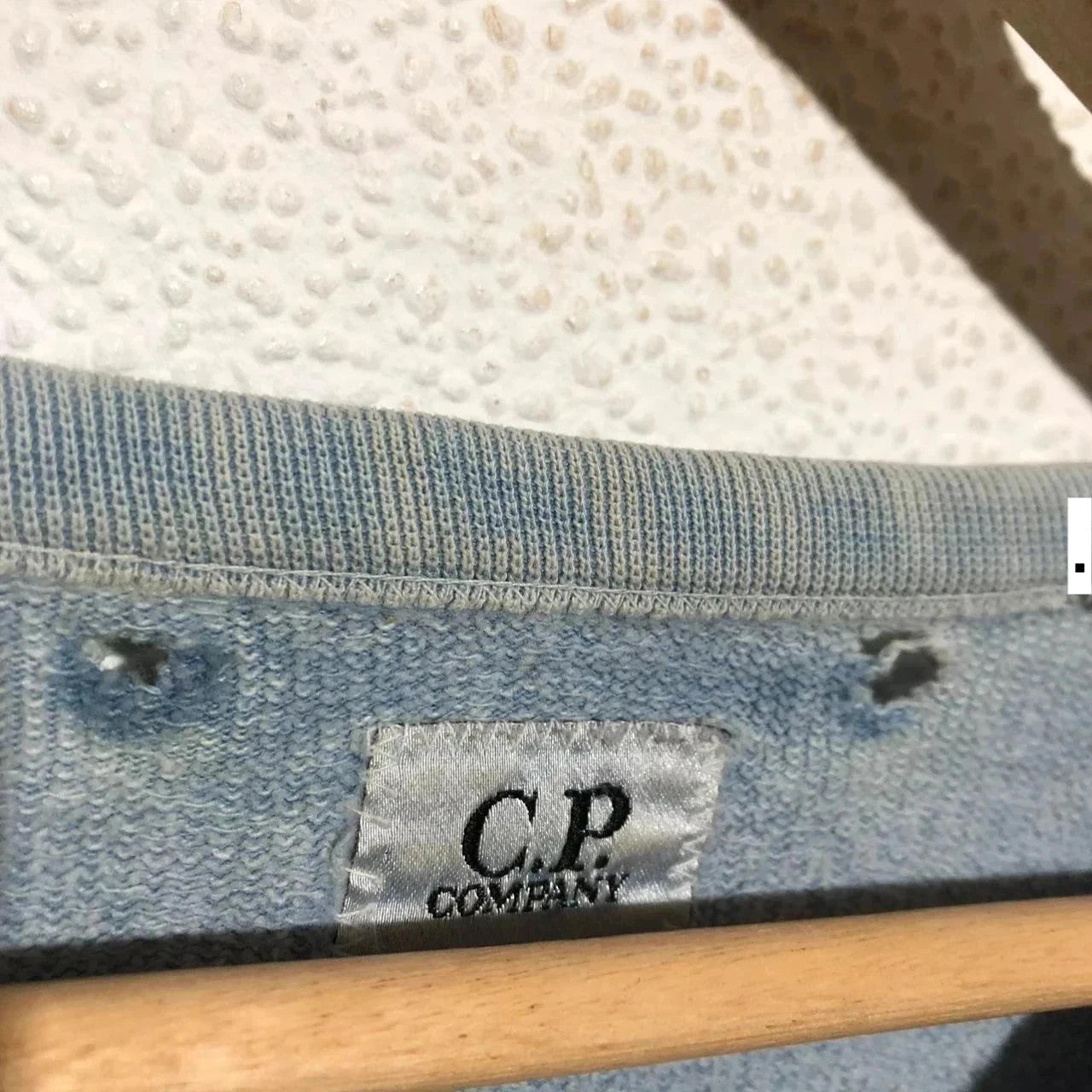 Vintage Light Blue CP Company Sweatshirt Plain - XXL