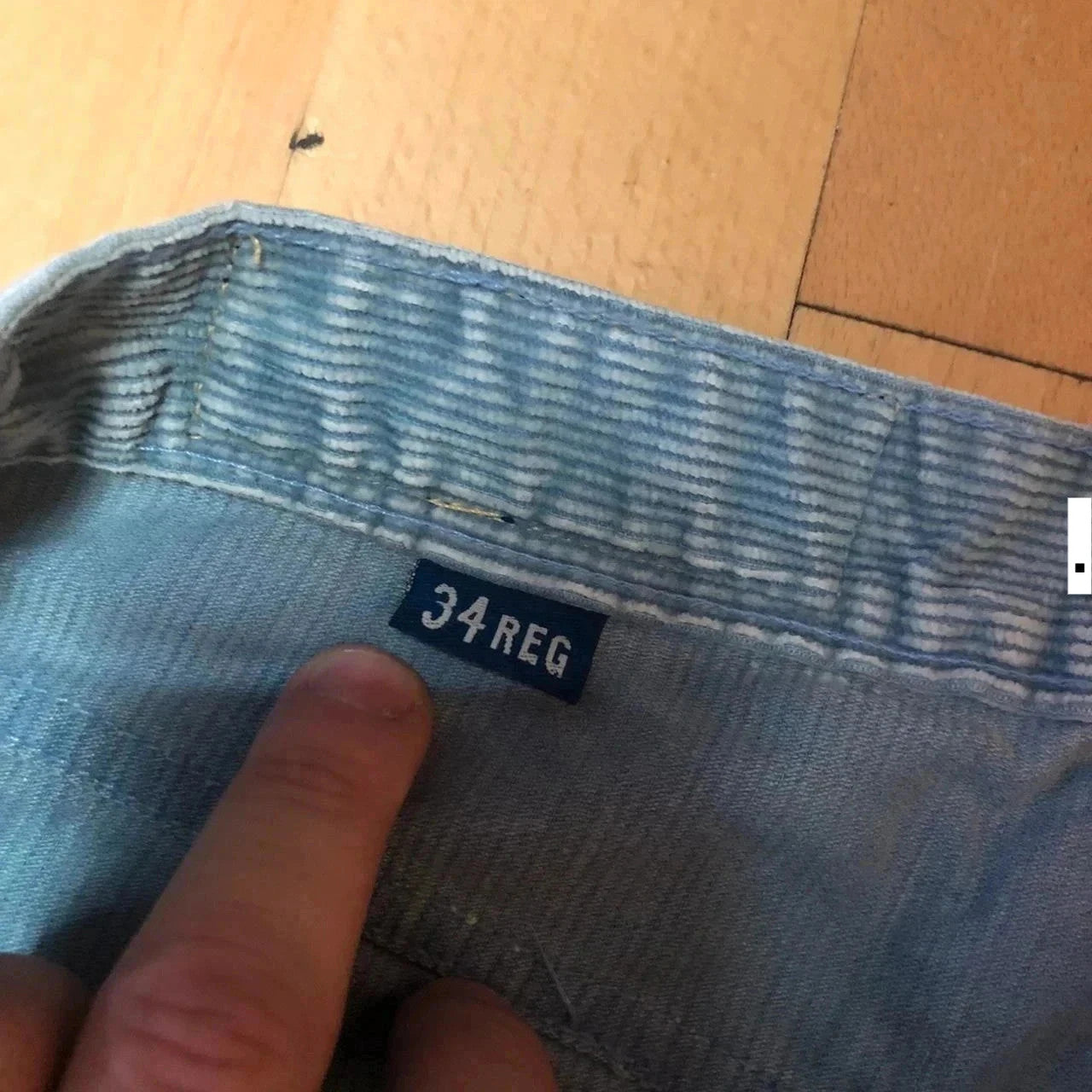 Vintage 90s Blue Nigel Cabourn Corduroy Trousers - 34W 32L