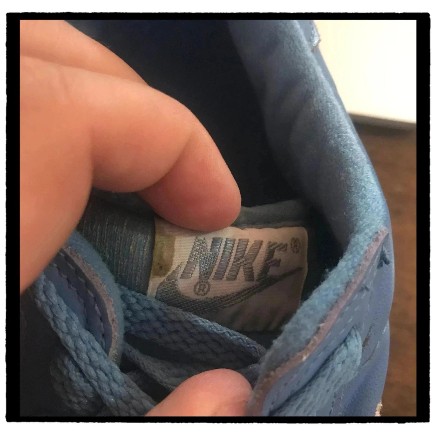 Deadstock 1980s 1986 Blue Nike Cheer Tennis Trainers - US10