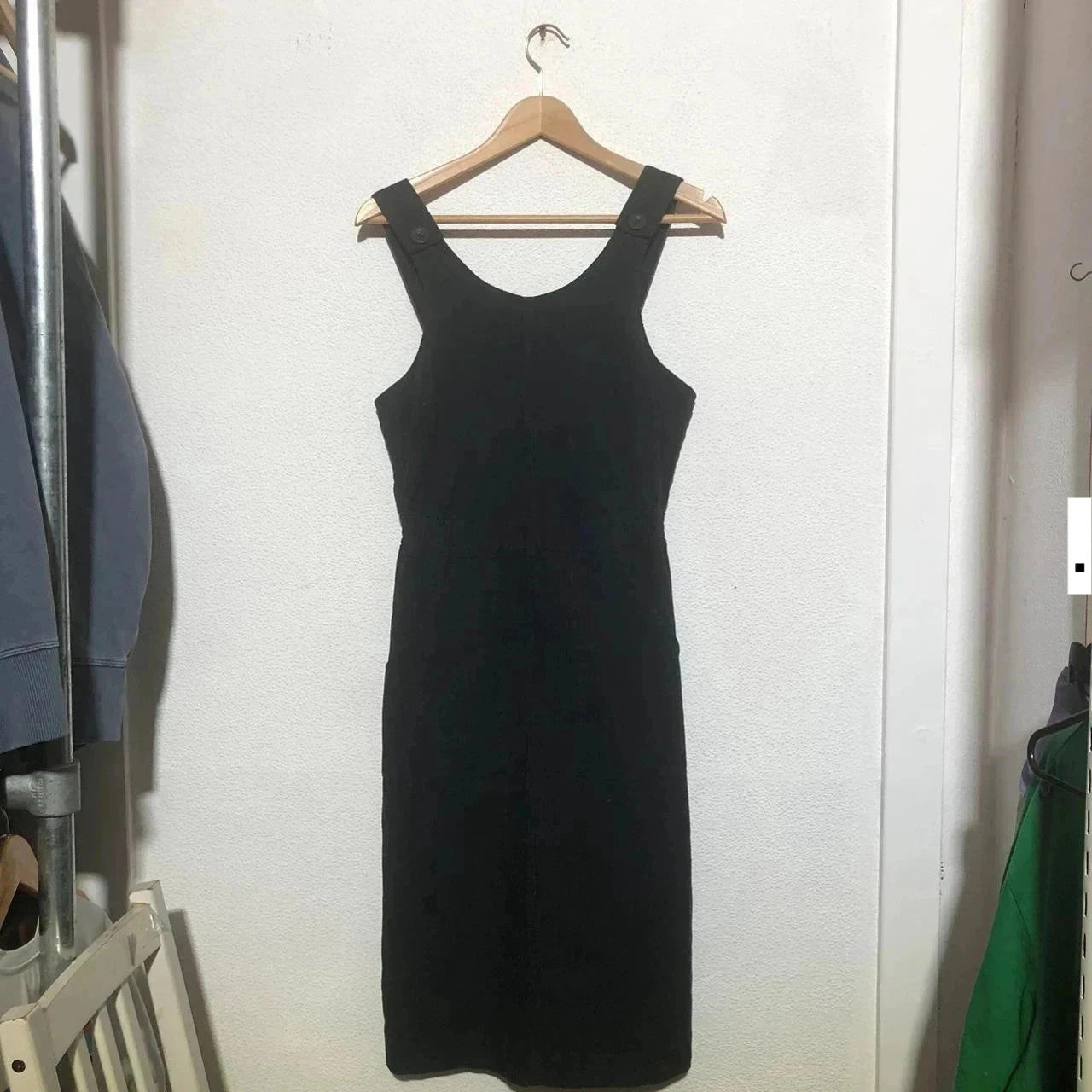 Black Seasalt Cornwall Corduroy Pencil Dress - UK8