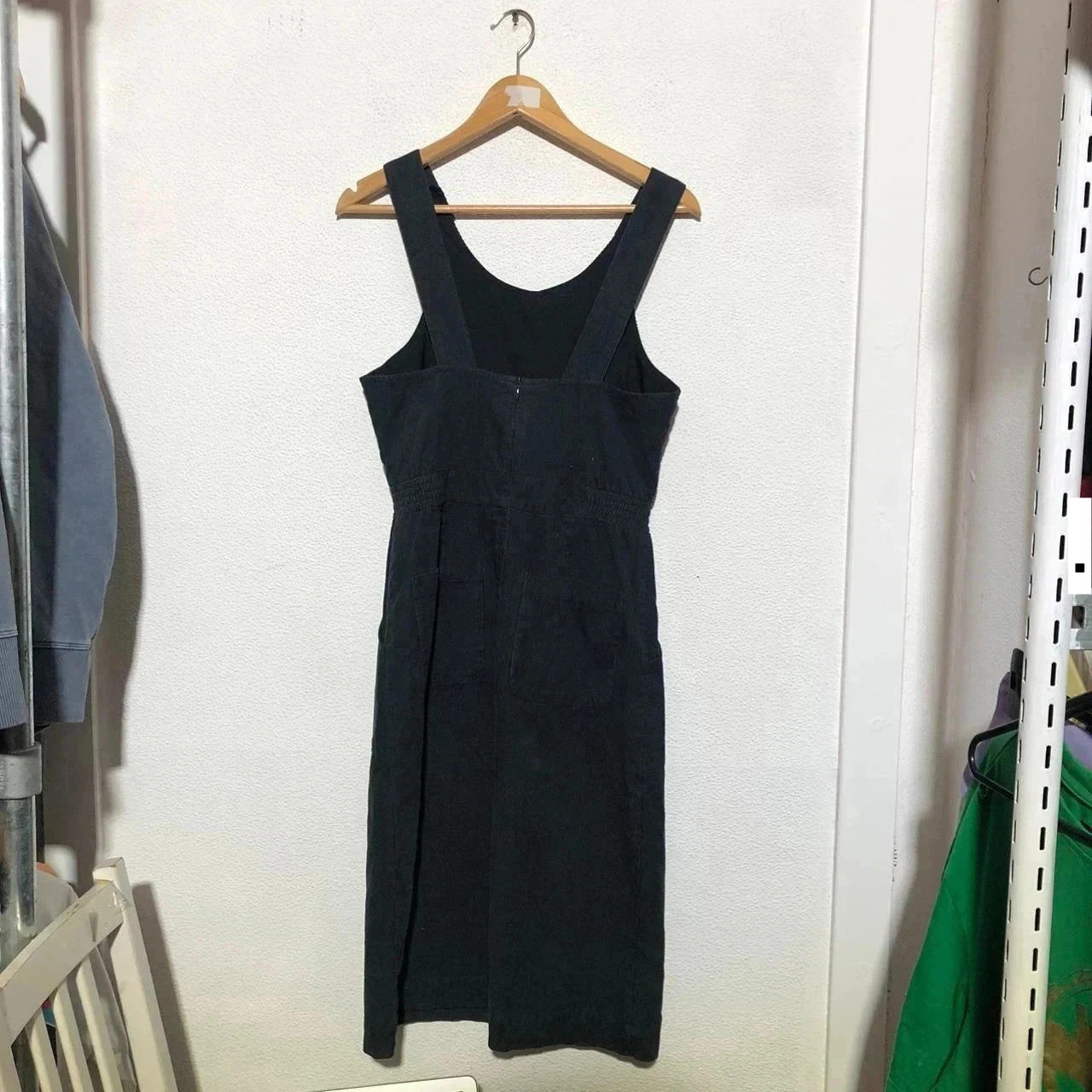 Black Seasalt Cornwall Corduroy Pencil Dress - UK8