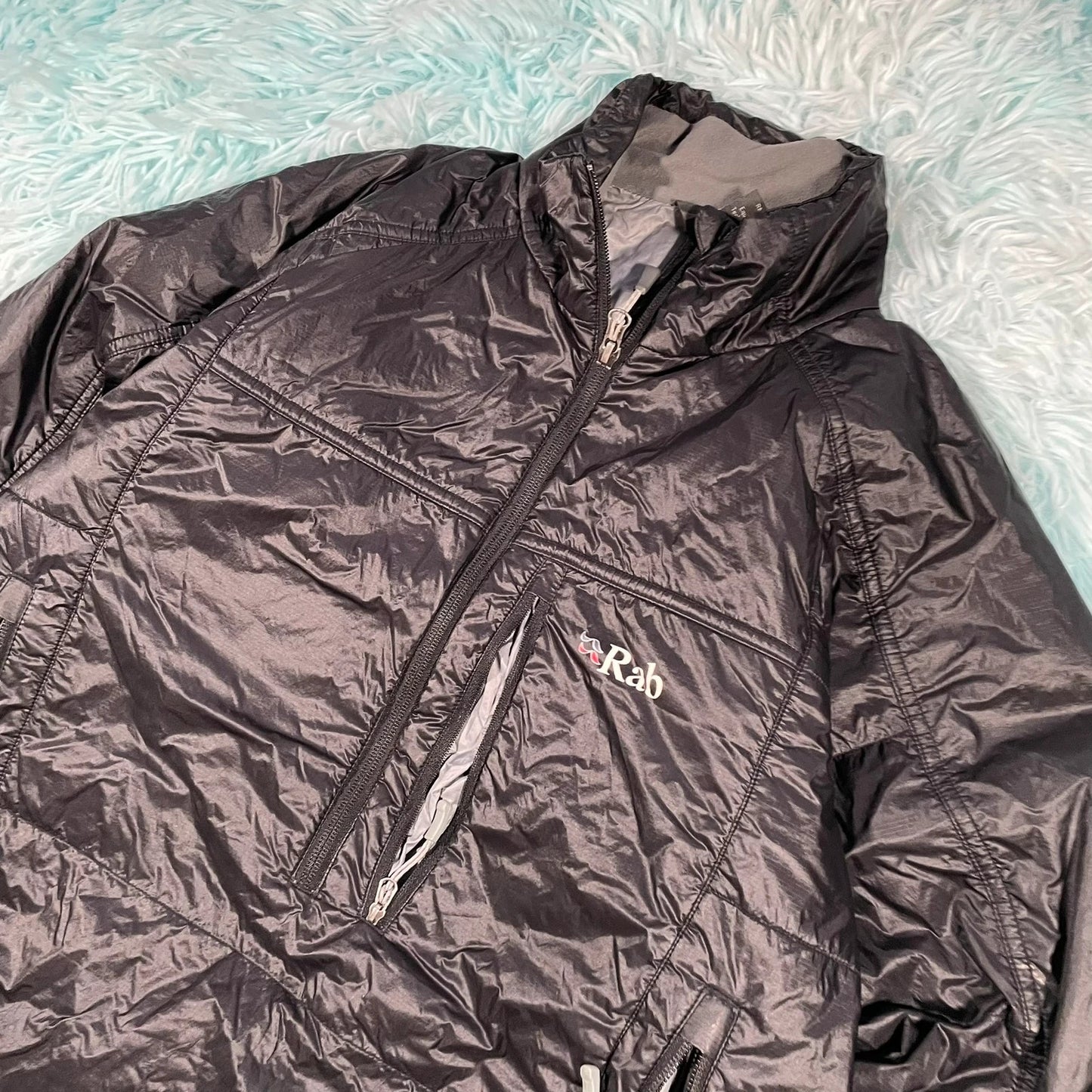 Black RAB Puffer Jacket 1/2 Zip - Medium