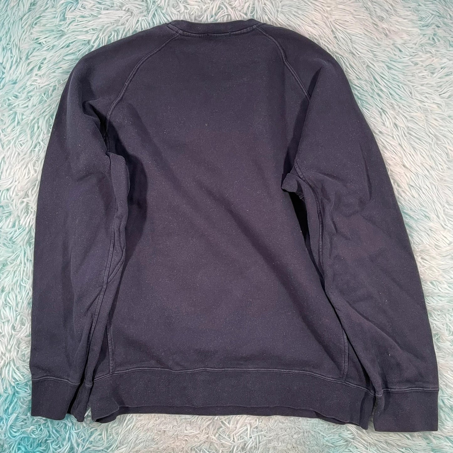 Dark Navy Frame Sweatshirt Plain - Large