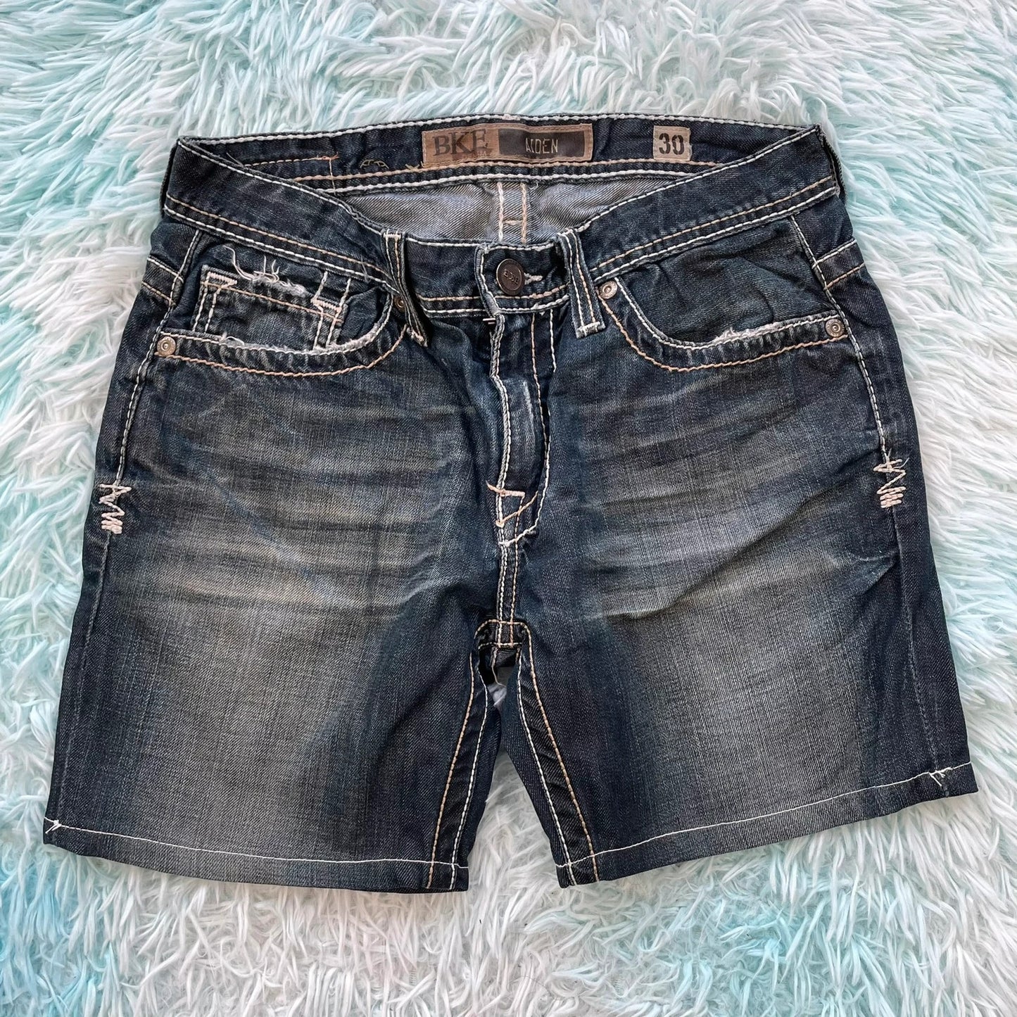 Vintage 00s Denim Short Shorts Jorts - 30W