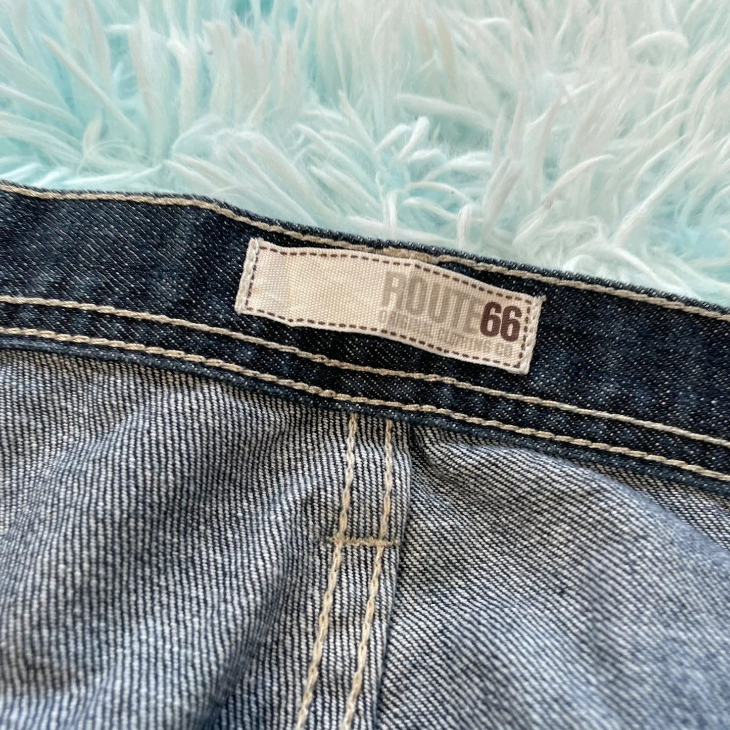 Vintage 00s Route66 Jean Shorts Denim Jorts Baggy - 38W