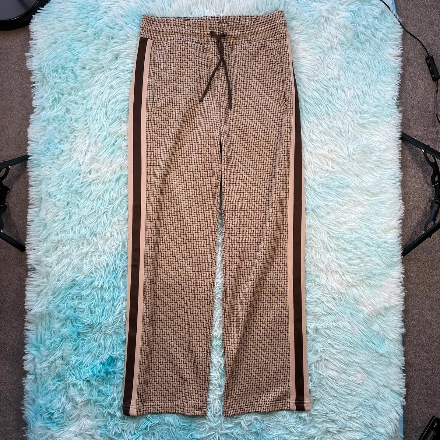 Brown Chequered Gant Trousers - 32W