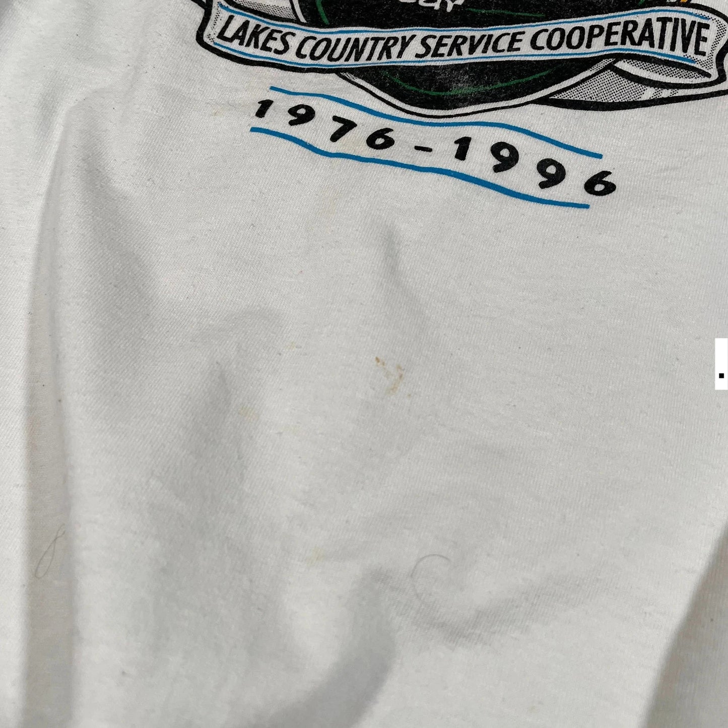 Vintage 90s White Graphic T Shirt - XXL