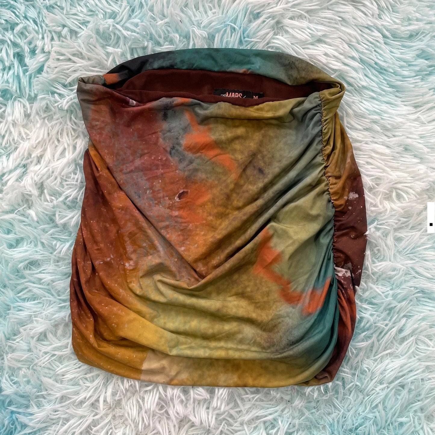 Multicoloured Mars the Label Tube Top Y2K - Medium