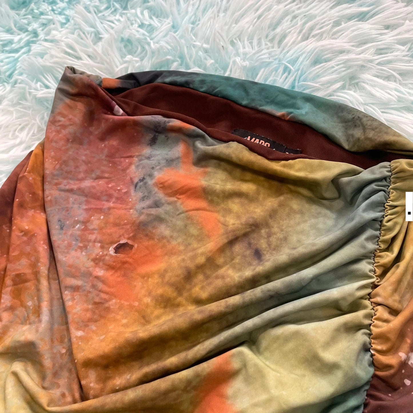 Multicoloured Mars the Label Tube Top Y2K - Medium